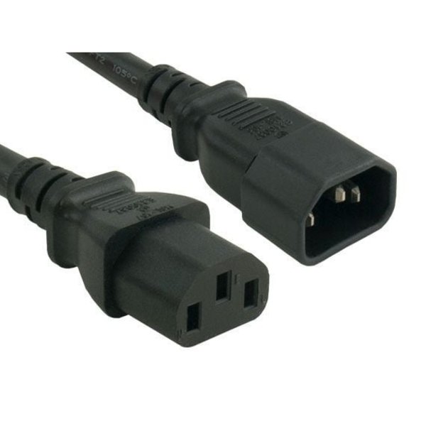 Sanoxy 15ft 16 AWG Computer Power Extension Cord IEC320 C13 to IEC320 C14 SNX-CBL-PW119-1215